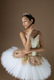 Gold and peach tutu - hire only