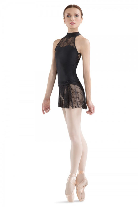 Bloch Ebo lace neck leotard