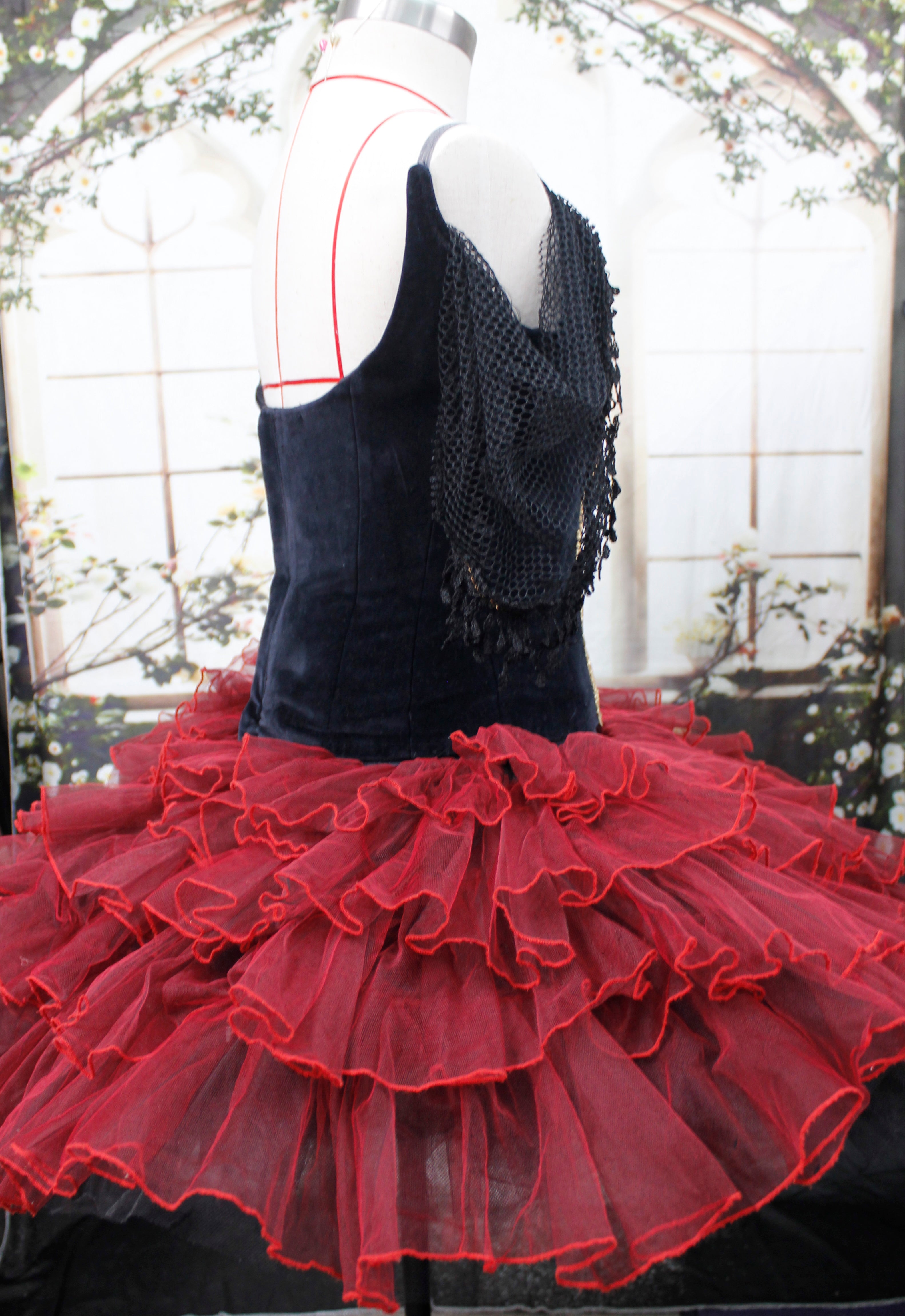 Spanish ruffle tutu - Hire only