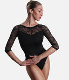 So Danca lace sleeve leotard SL-109