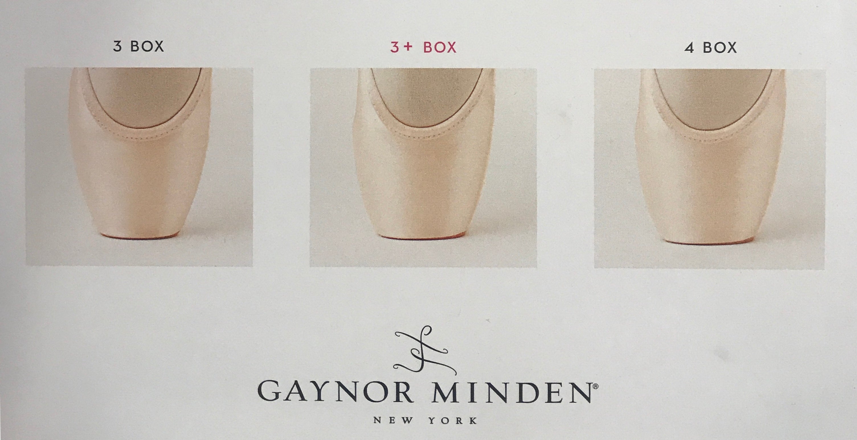 Gaynor Minden Europa Sculpted Fit, 4 Box, Supple shank, Medium Width
