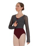 Capezio Knitted Crop Wrap Top