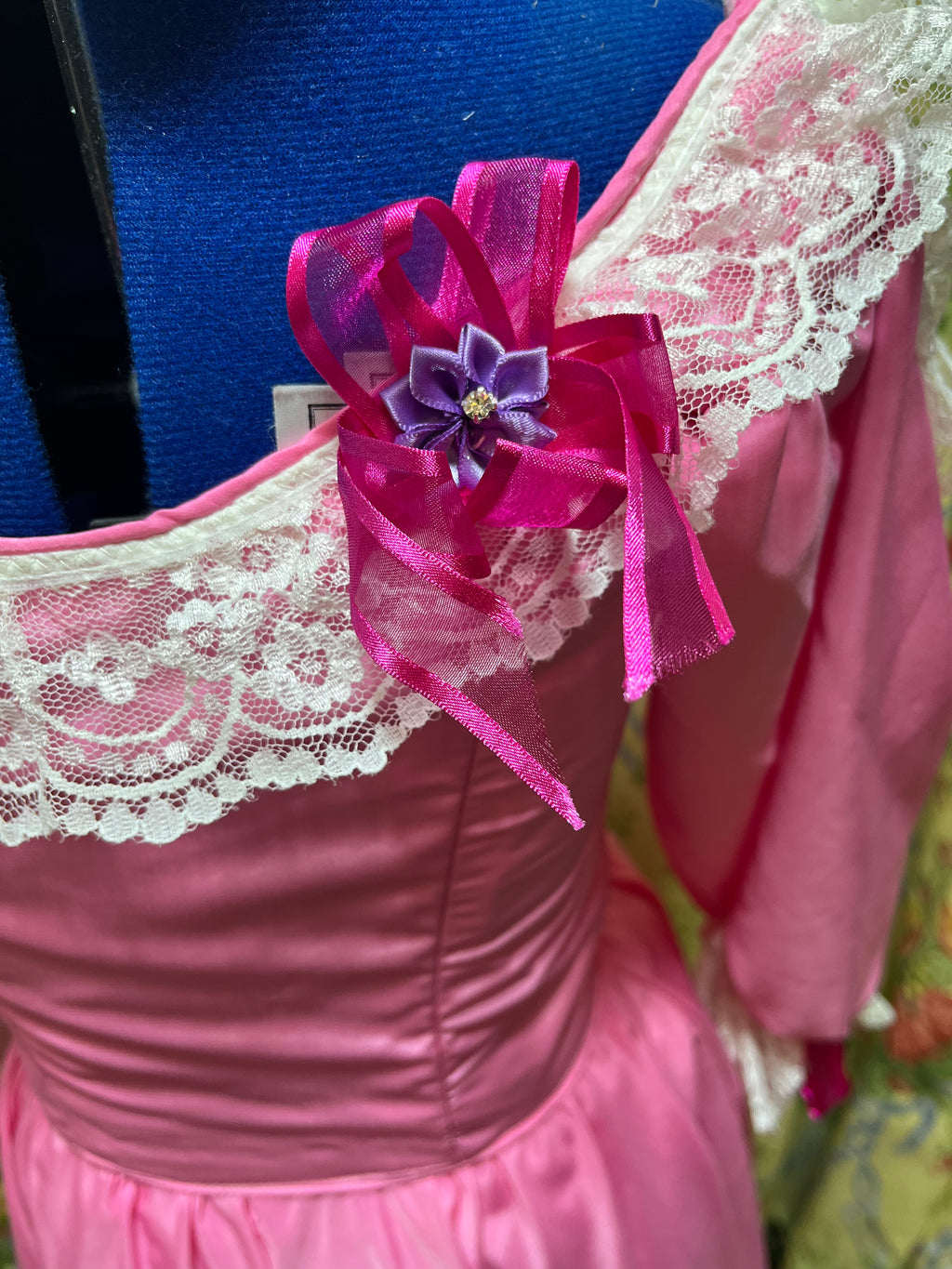 Cerise pink party girl dress - hire only