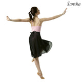 Sansha Aline long chiffon wrap skirt